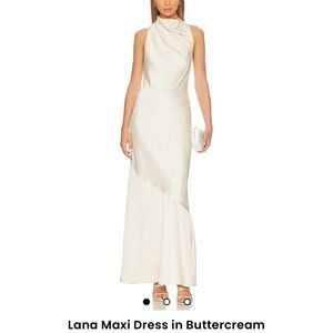 Elegant Buttercream Maxi Dress
